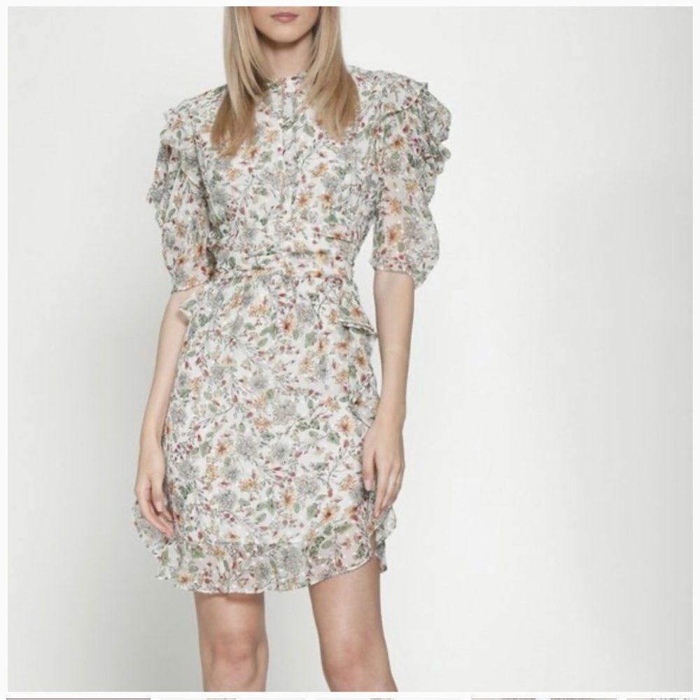 Walter Baker Vonna Puff Sleeveโ Floral Dress
